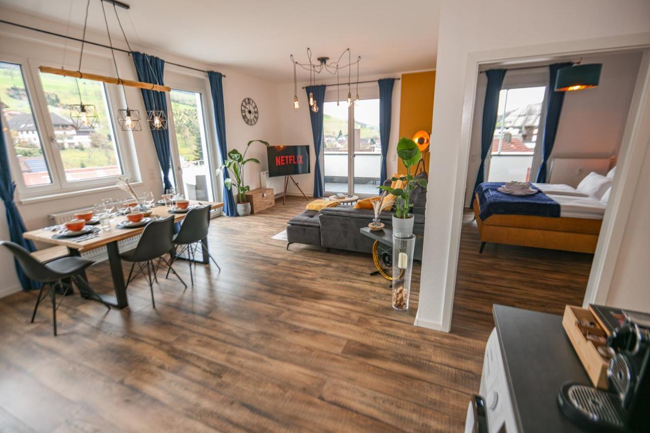 Penthouse I 106 Qm I 2 Balkone I Boxspring I Nespresso I Parkplatz Apartment Oberharmersbach Exterior foto